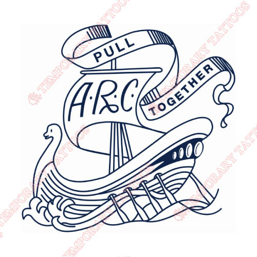 Toronto Argonauts Customize Temporary Tattoos Stickers NO.7625